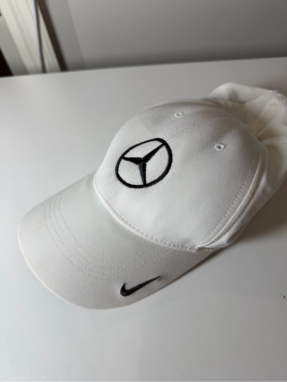 Mercedes-Benz x Nike Legacy Dri-Fit White Baseball Cap Hat